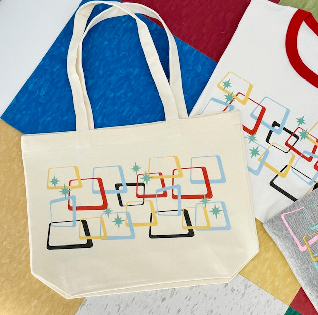 Rosa Block Carry-All Tote