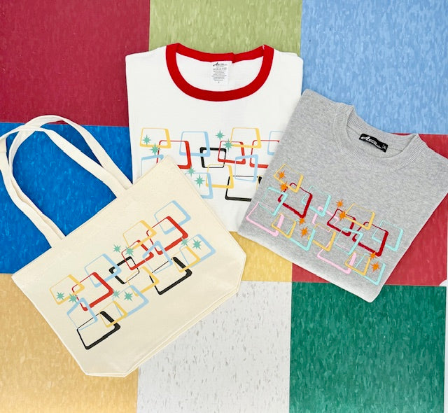 Rosa Block Carry-All Tote