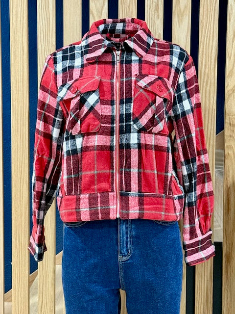 1950s Ricky Jacket - Red/Black