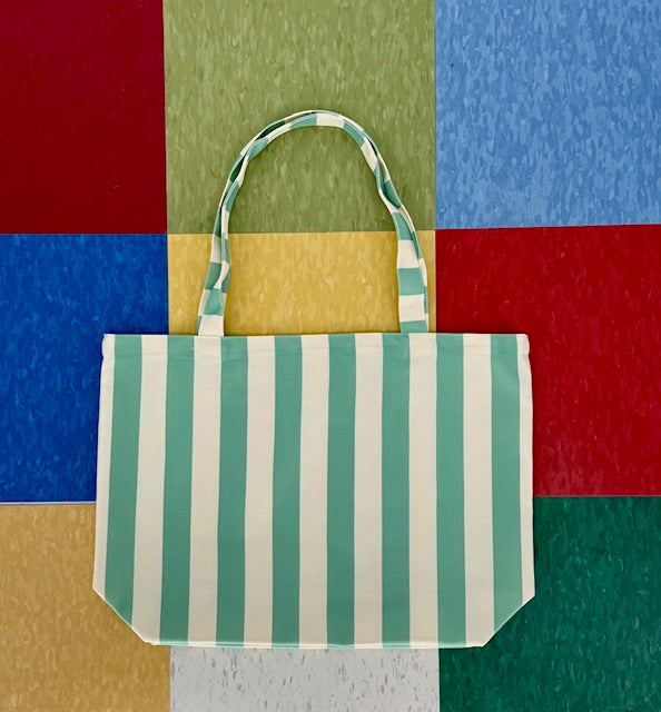 Sage and Natural Nantucket Tote