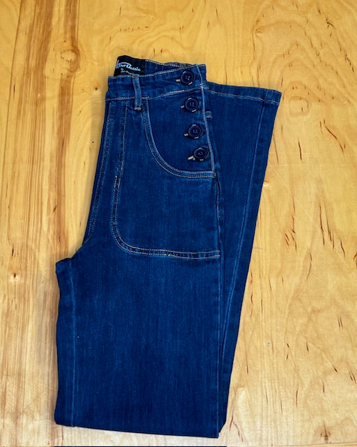 Midge Button Reproduction Jeans - Indigo