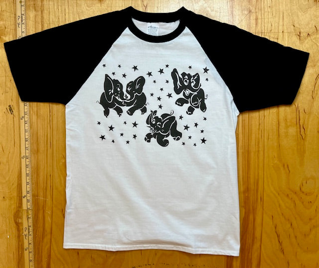 Dancing Elephants Raglan Tee