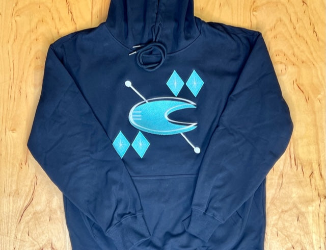 MCM Crescent Moon Black Hoodie