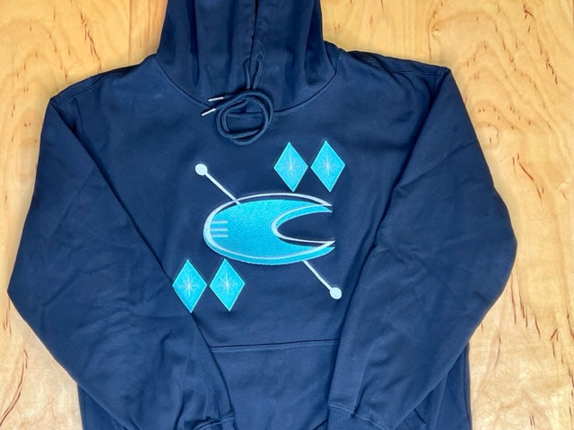 MCM Crescent Moon Black Hoodie