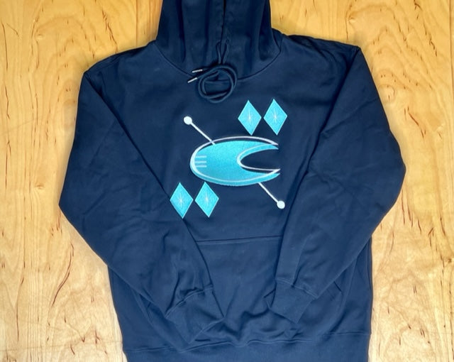 MCM Crescent Moon Black Hoodie