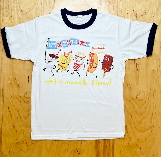 Let's All Go To The Drive-In - Navy Ringer