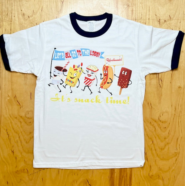 Let's All Go To The Drive-In - Navy Ringer