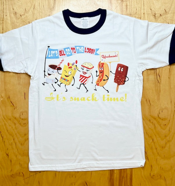 Let's All Go To The Drive-In - Navy Ringer