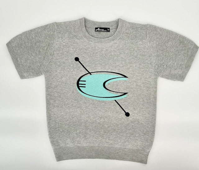MCM Crescent Moon Grey Sweater