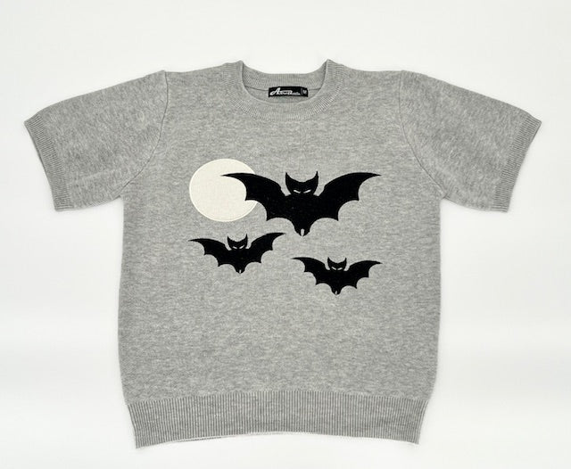 Bettie Bats Grey Sweater