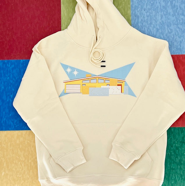 MCM Welcome Home Breeze Block Cream Hoodie