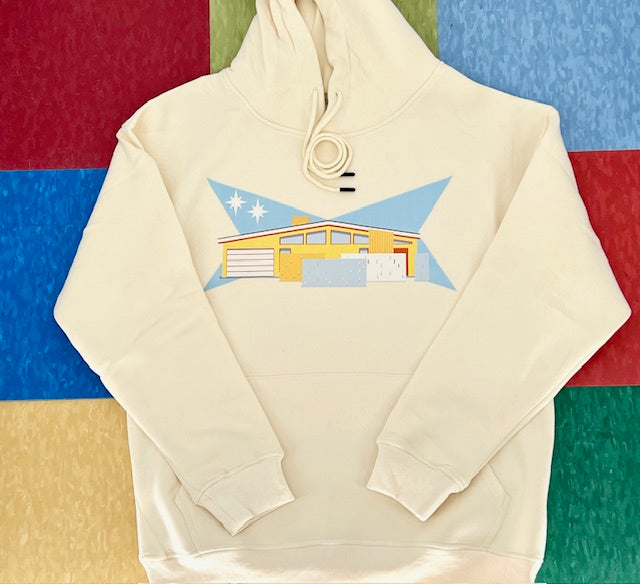 MCM Welcome Home Breeze Block Cream Hoodie