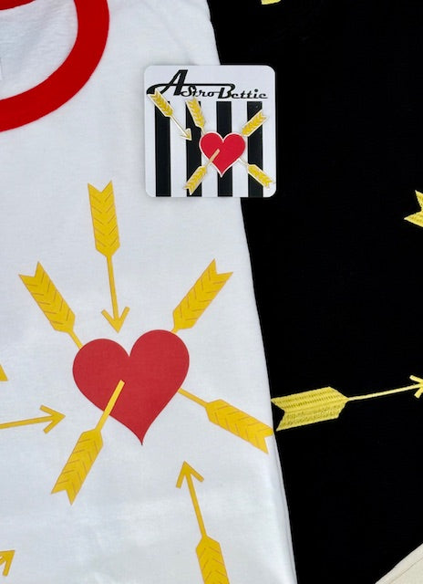MCM Carefree Heart and Arrows Enamel Pin Pack!