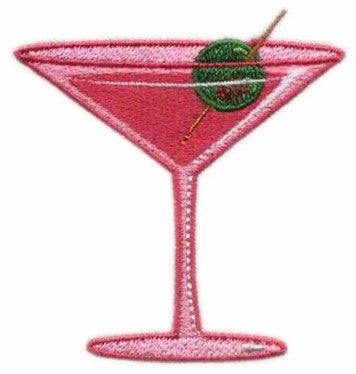 Pink Martini Iron On Patch