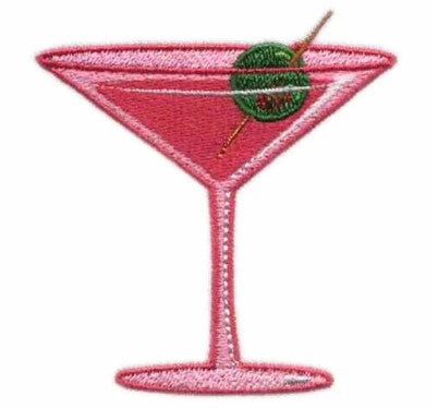 Pink Martini Iron On Patch