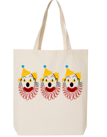 Retro Clown Carry-All Tote