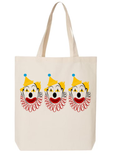 Retro Clown Carry-All Tote