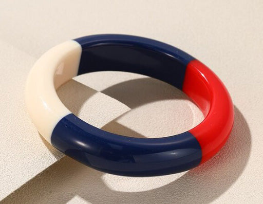 Stardust Royal Blue, Ruby Red and White Spacer