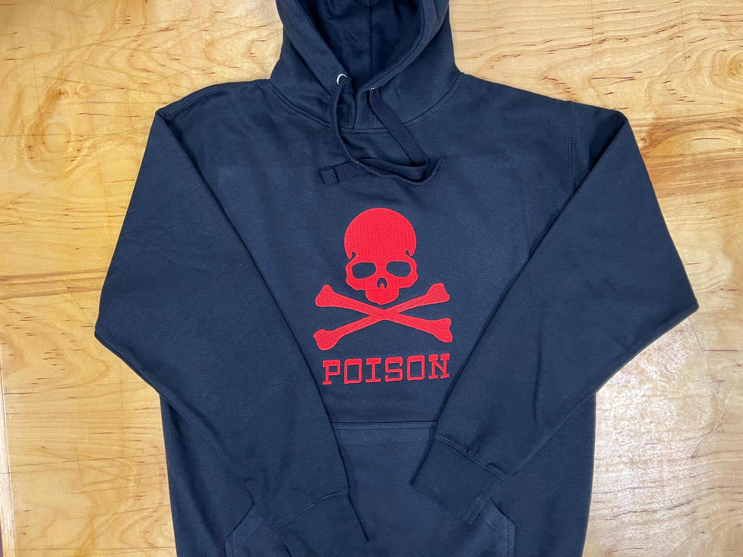 Red Drink the Poison Black Hoodie