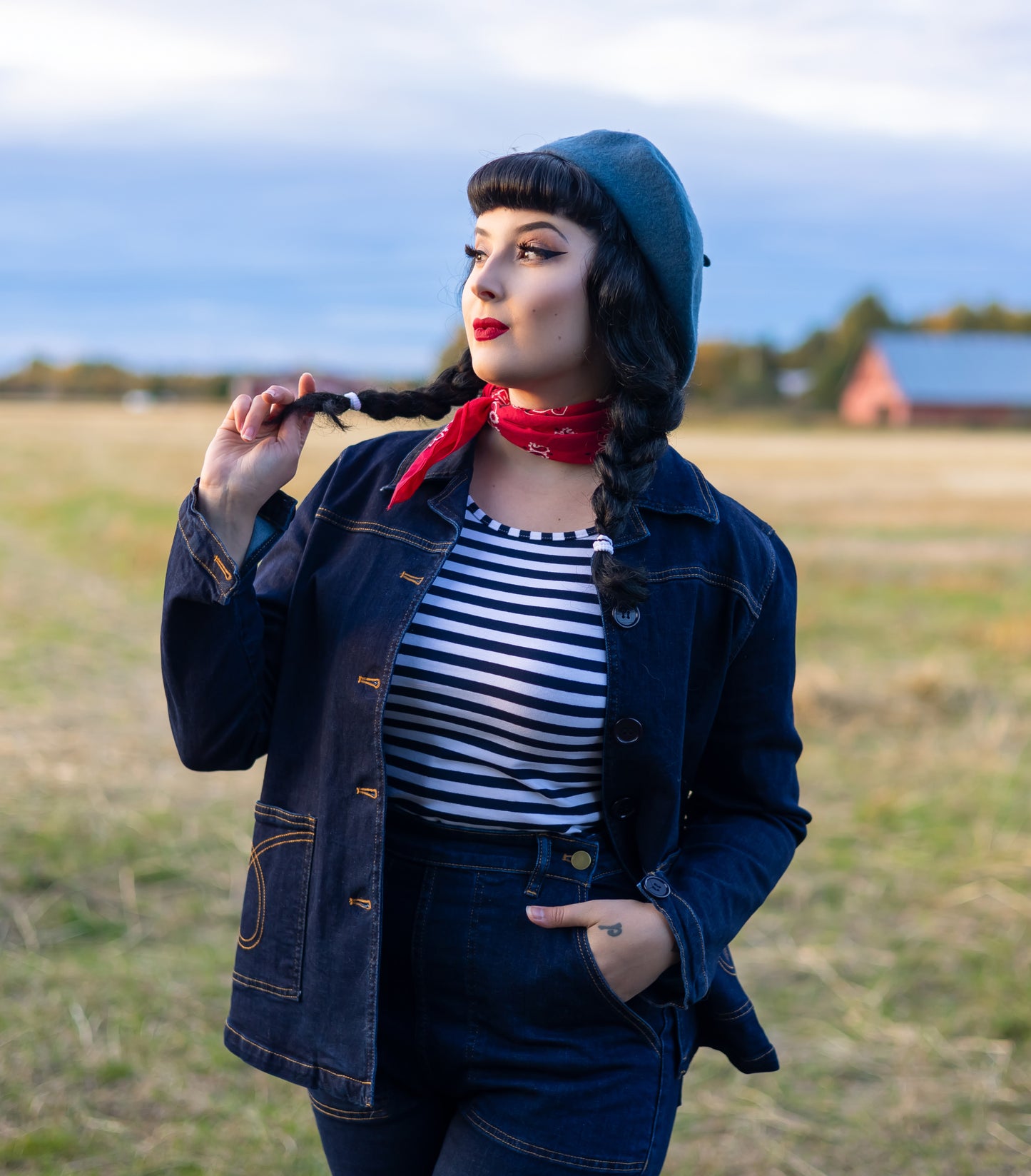 Midge Button Down Jean Jacket