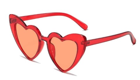 Cherry Red Heart Sunnies