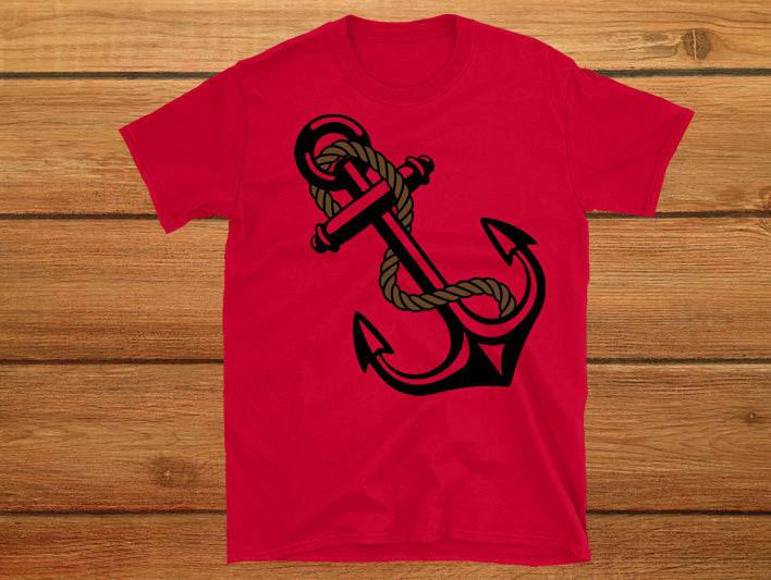Anchors Away! Red T-Shirt