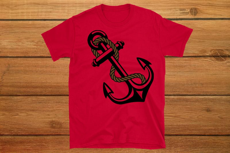 Anchors Away! Red T-Shirt