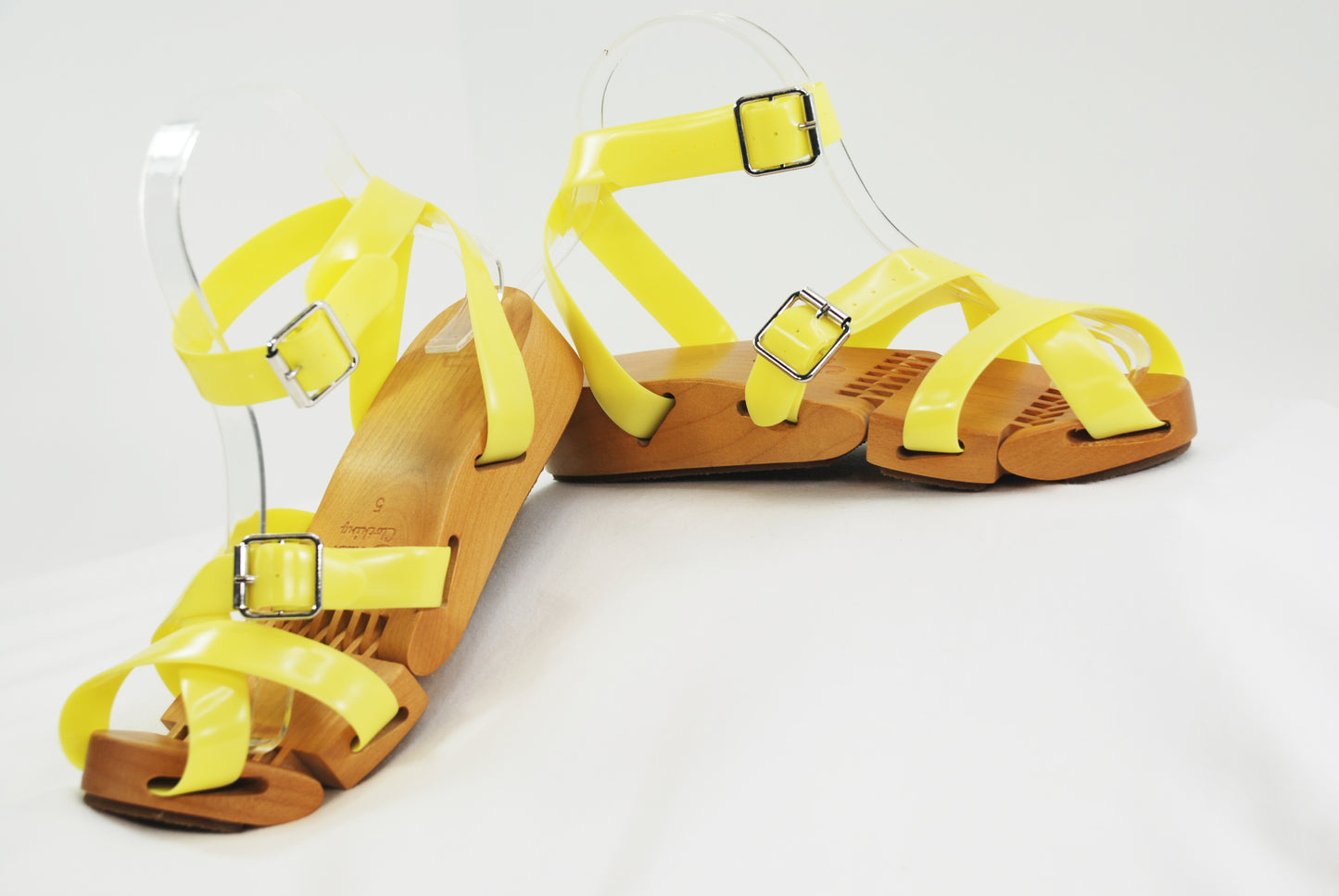 Flexible Wedge/Heel Sandals **Lemon Straps Only**