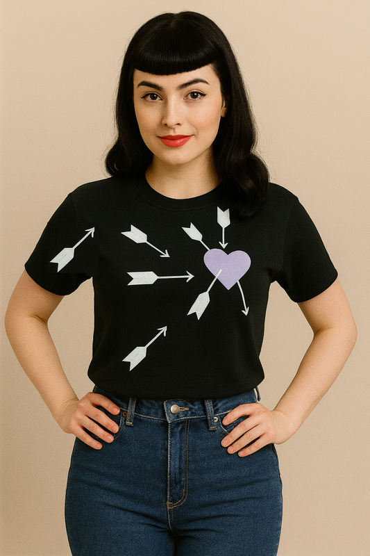 Carefree Lavender Sweater - Black