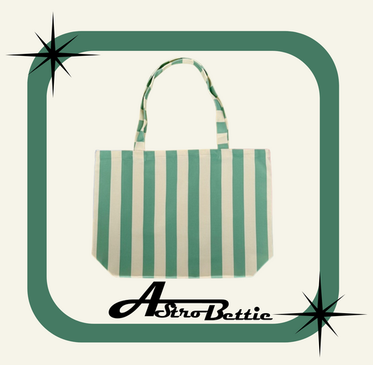 Sage and Natural Nantucket Tote