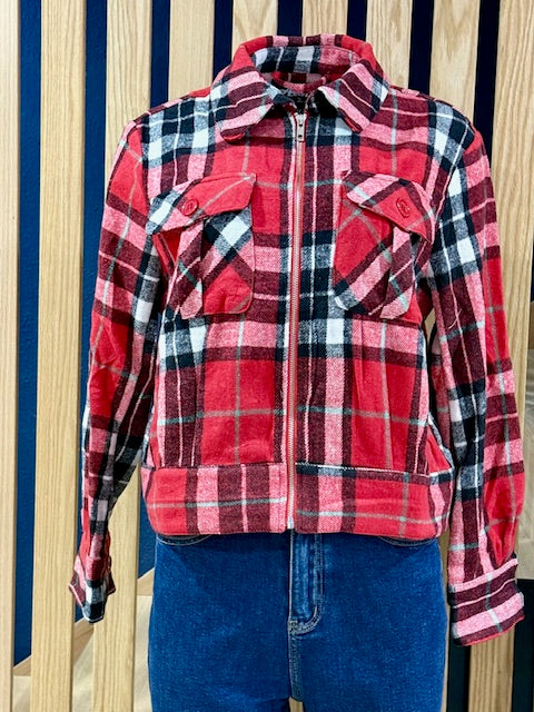 1950s Ricky Jacket - Red/Black