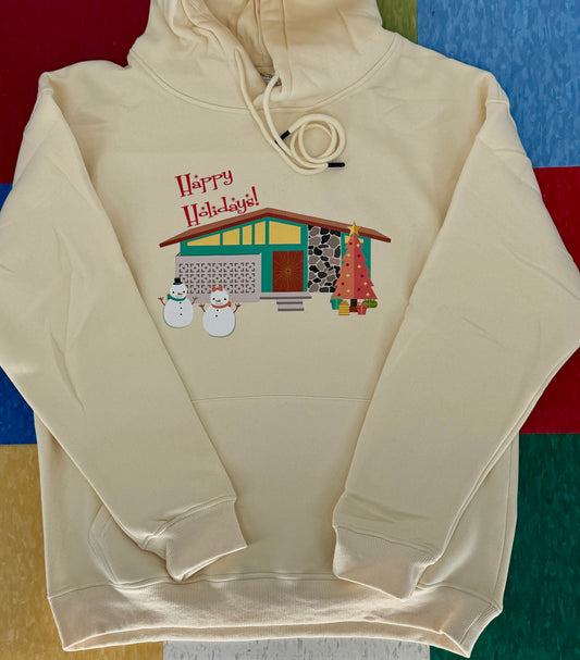 Kitschmas Home Happy Holiday Cream Hoodie