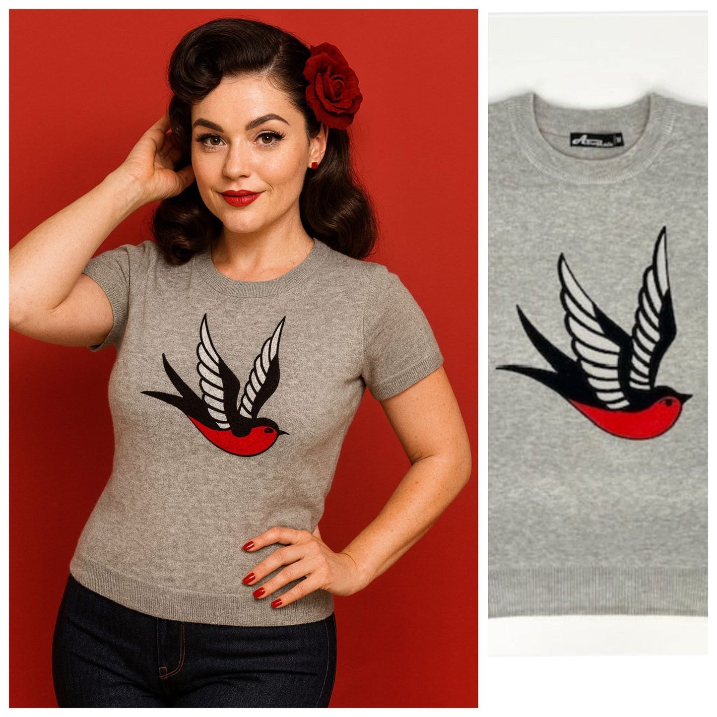 Traditional Sparrow Grey Sweater