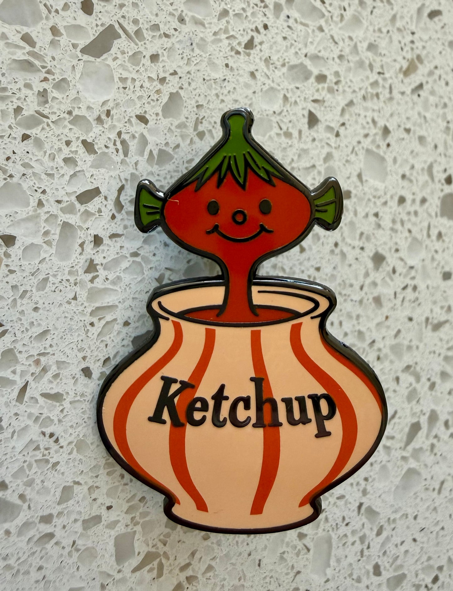 Holt Howard Pixieware Kitschy Ketchup Pin
