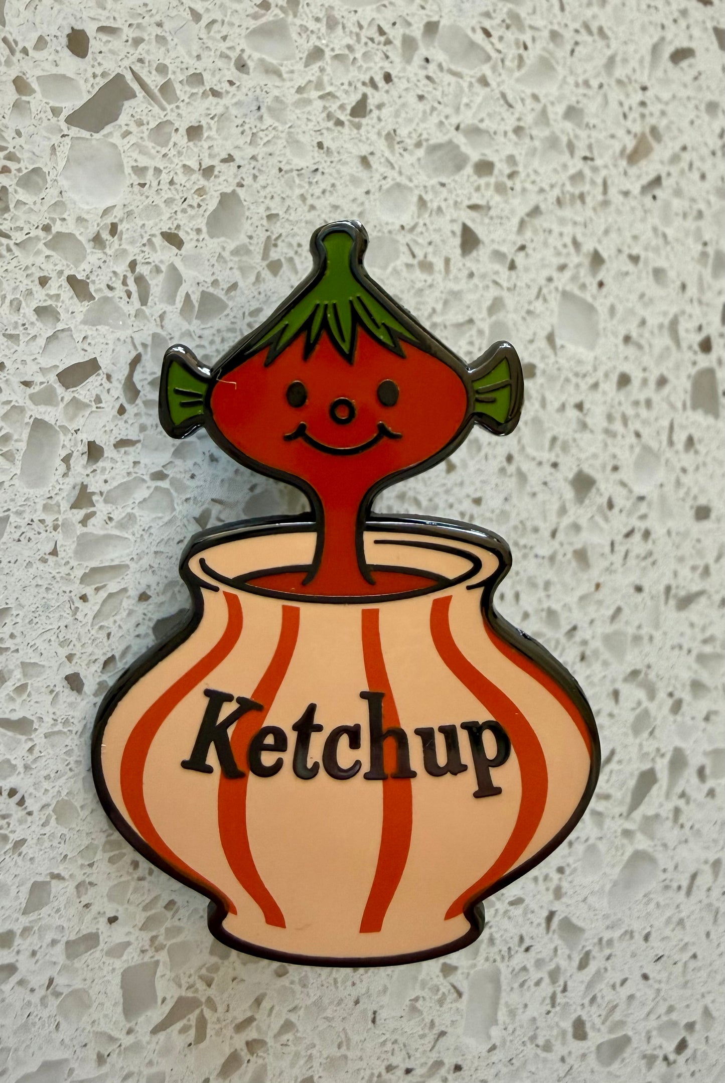 Holt Howard Pixieware Kitschy Ketchup Pin