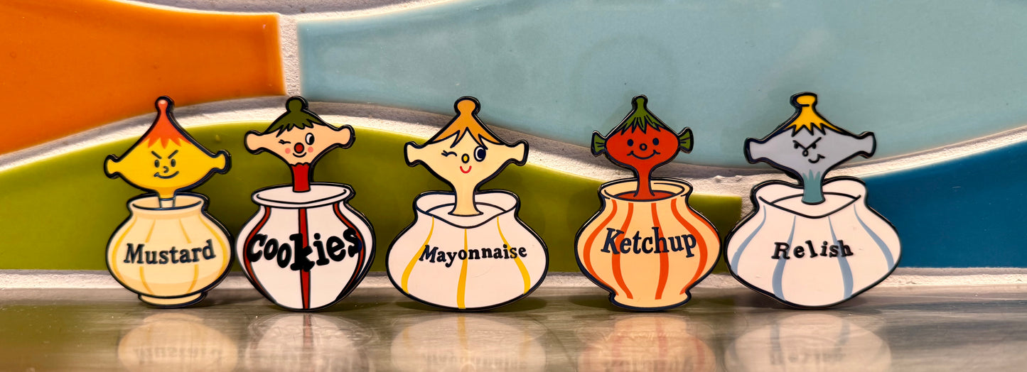 Holt Howard Pixieware Kitschy Mayonnaise Pin