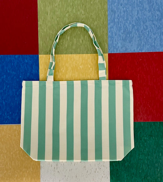 Sage and Natural Nantucket Tote