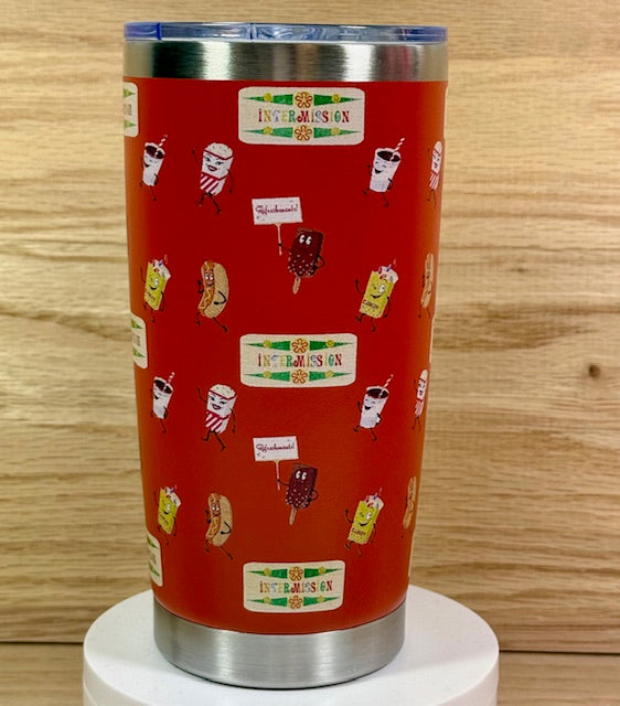 Let's All Go To The Drive-In Red 20oz Travel Mug