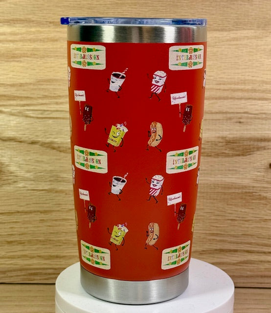 Let's All Go To The Drive-In Red 20oz Travel Mug