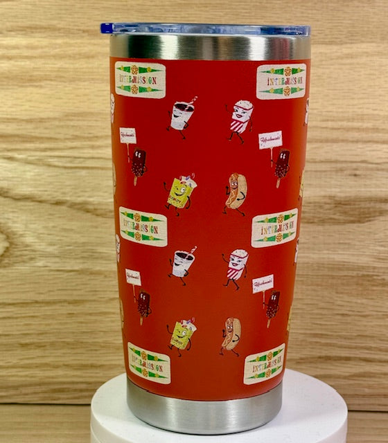 Let's All Go To The Drive-In Red 20oz Travel Mug