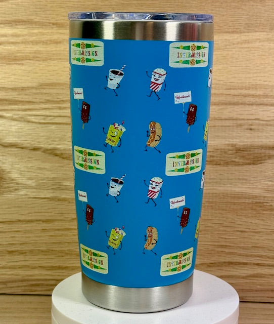 Let's All Go To The Drive-In Blue 20oz Travel Mug