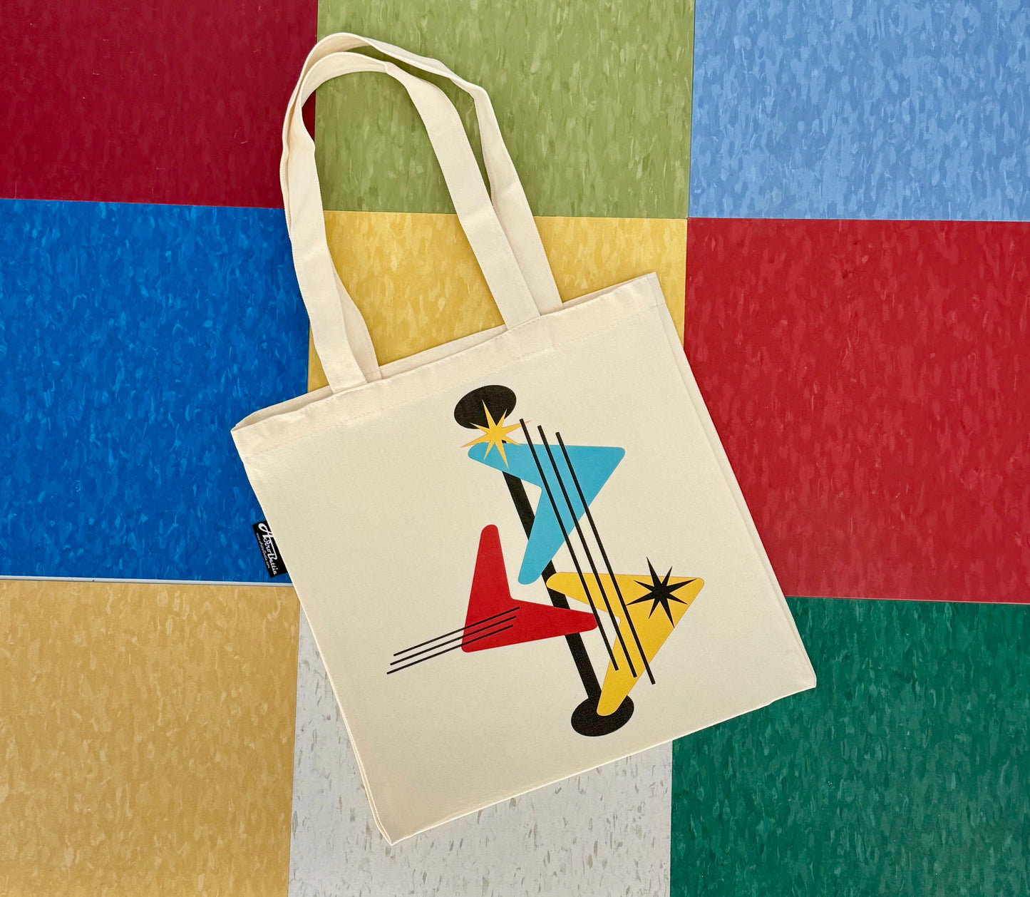 MCM Multi Arrow Starburst Carry-All Tote