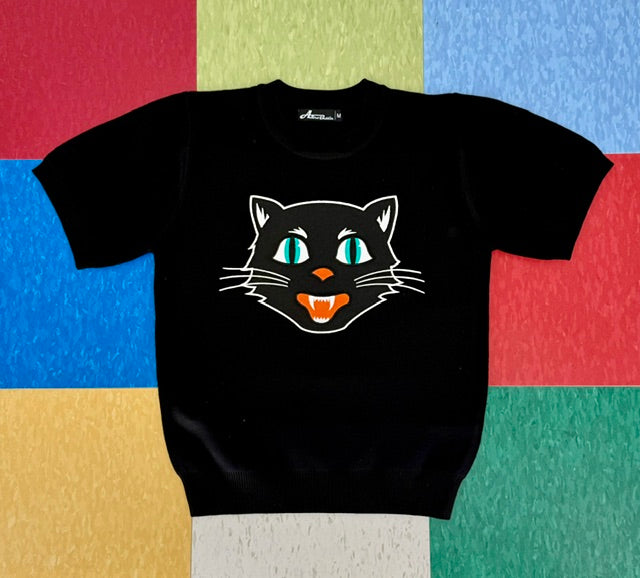 Bettie Cat Black Sweater