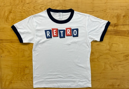 So Retro! Navy Ringer