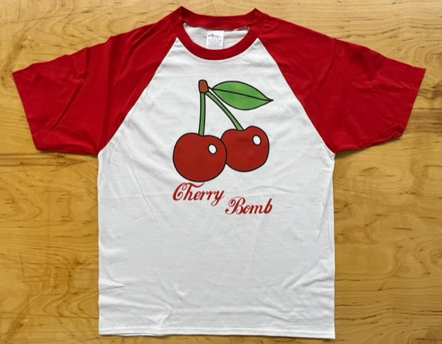 Cherry Bomb Raglan Tee