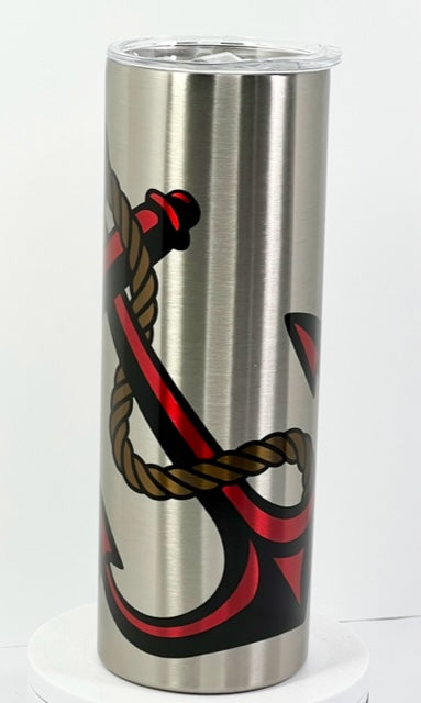 Anchors Away! Stainless Steel Tumbler