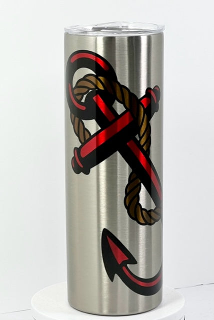 Anchors Away! Stainless Steel Tumbler