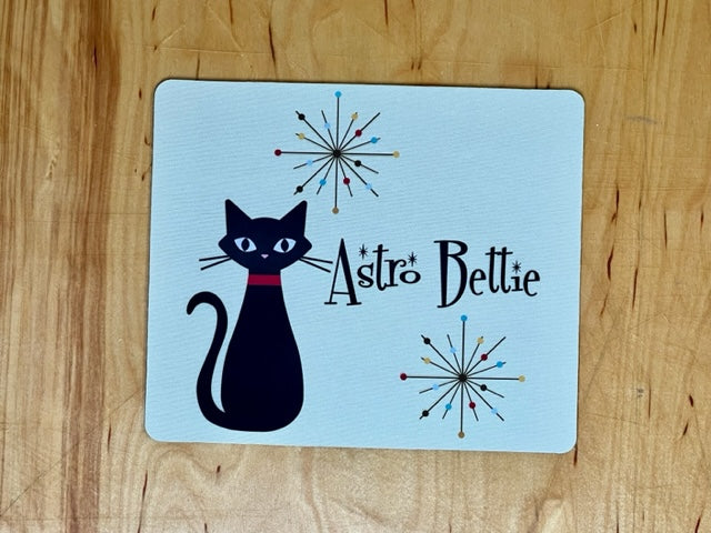 Atomic Bettie Cat Mouse Mat