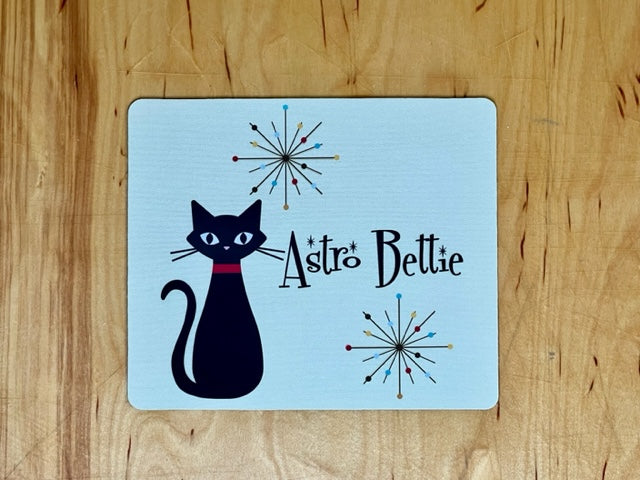 Atomic Bettie Cat Mouse Mat