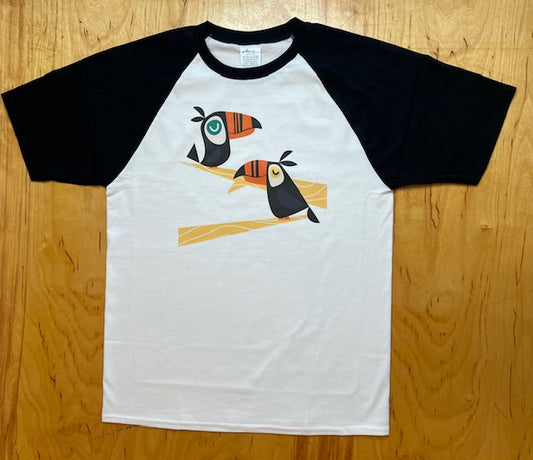 Tropical Toucan Tee-Black